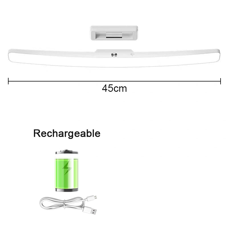Lampe de bureau LED suspendue - Barre magnétique rechargeable.