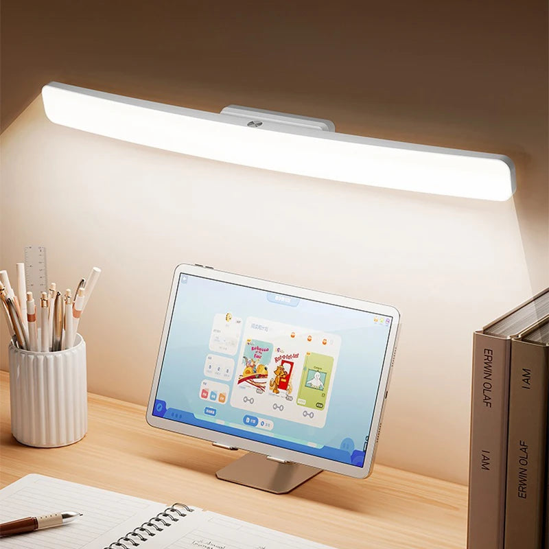 Lampe de bureau LED suspendue - Barre magnétique rechargeable.