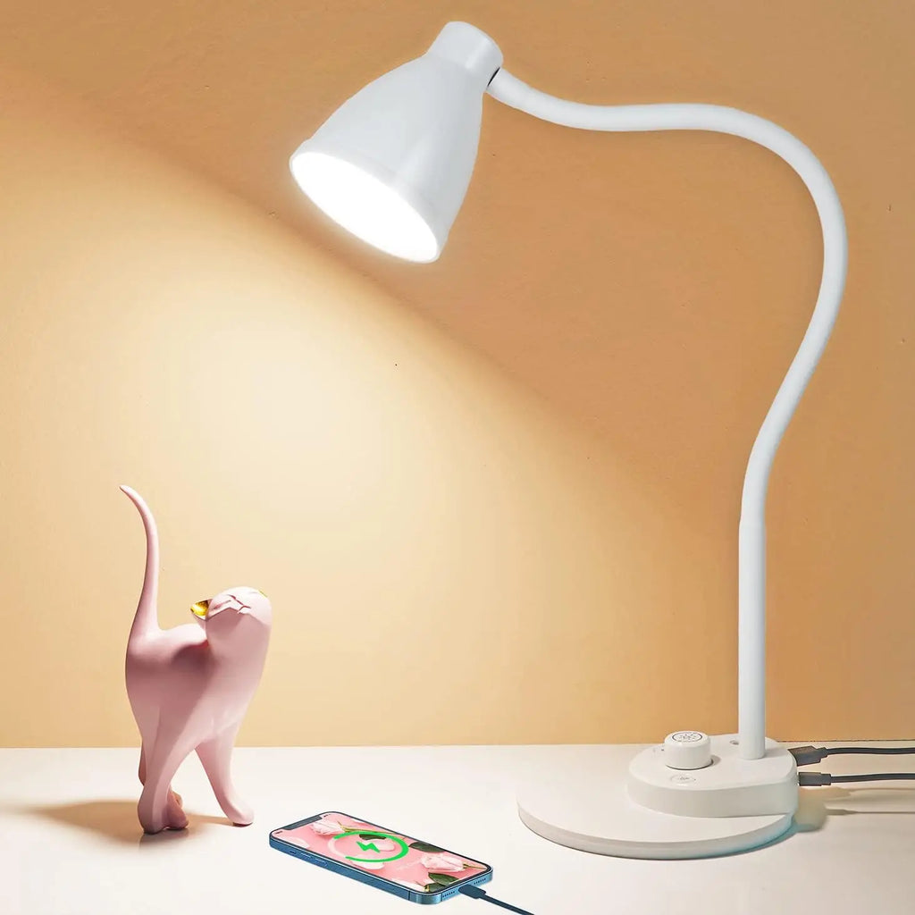 Lampe de bureau LED flexible - Variation et détection auto.