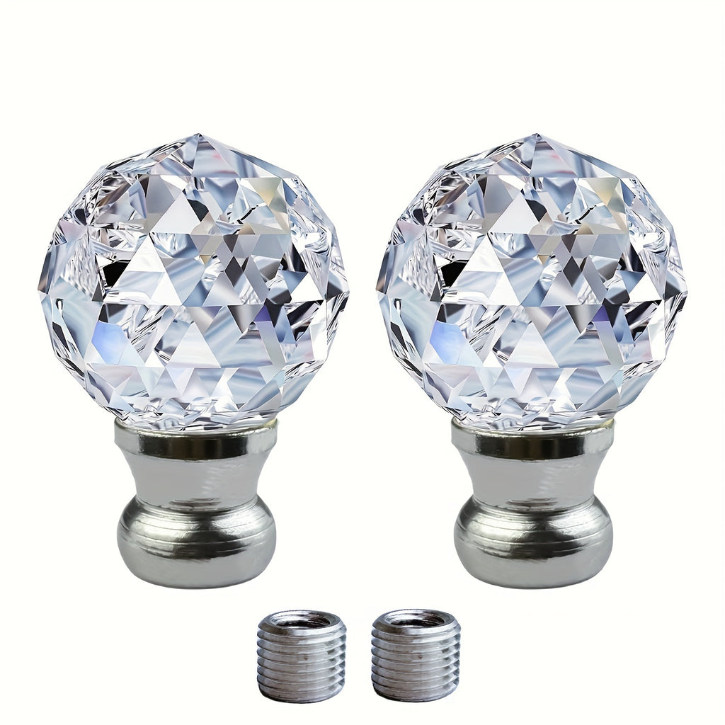 Embouts en cristal transparent
