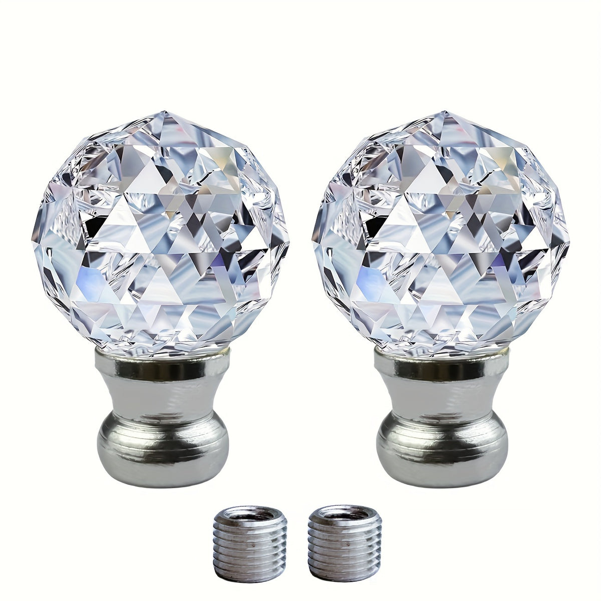 Embouts en cristal transparent Image