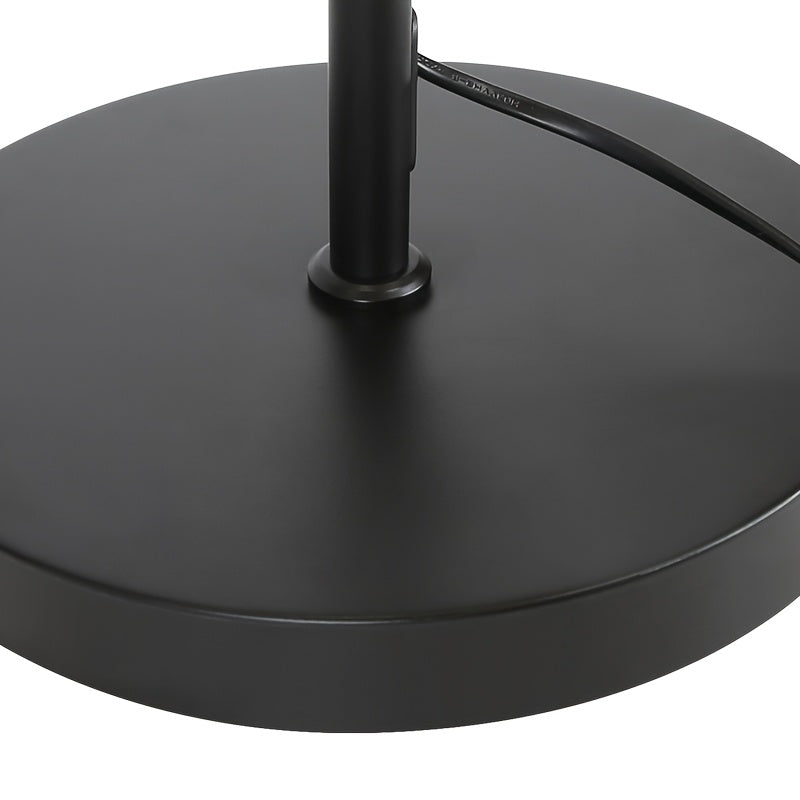 Lampe de bureau à abat-jour en tissu beige ou noir, douille E27