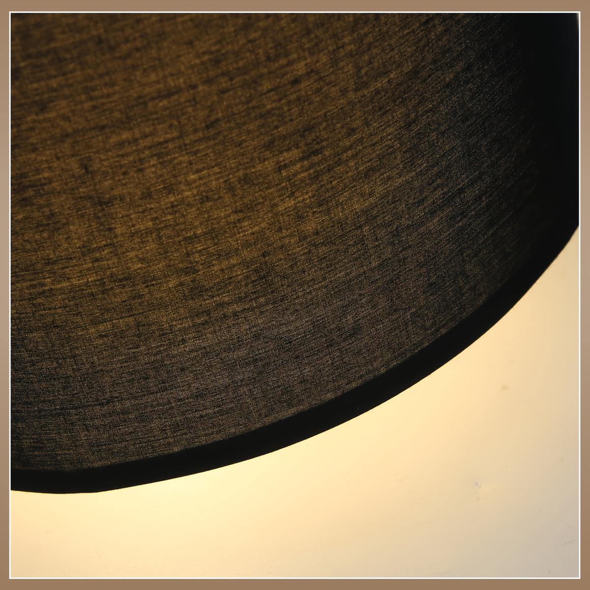 Lampe de bureau à abat-jour en tissu beige ou noir, douille E27
