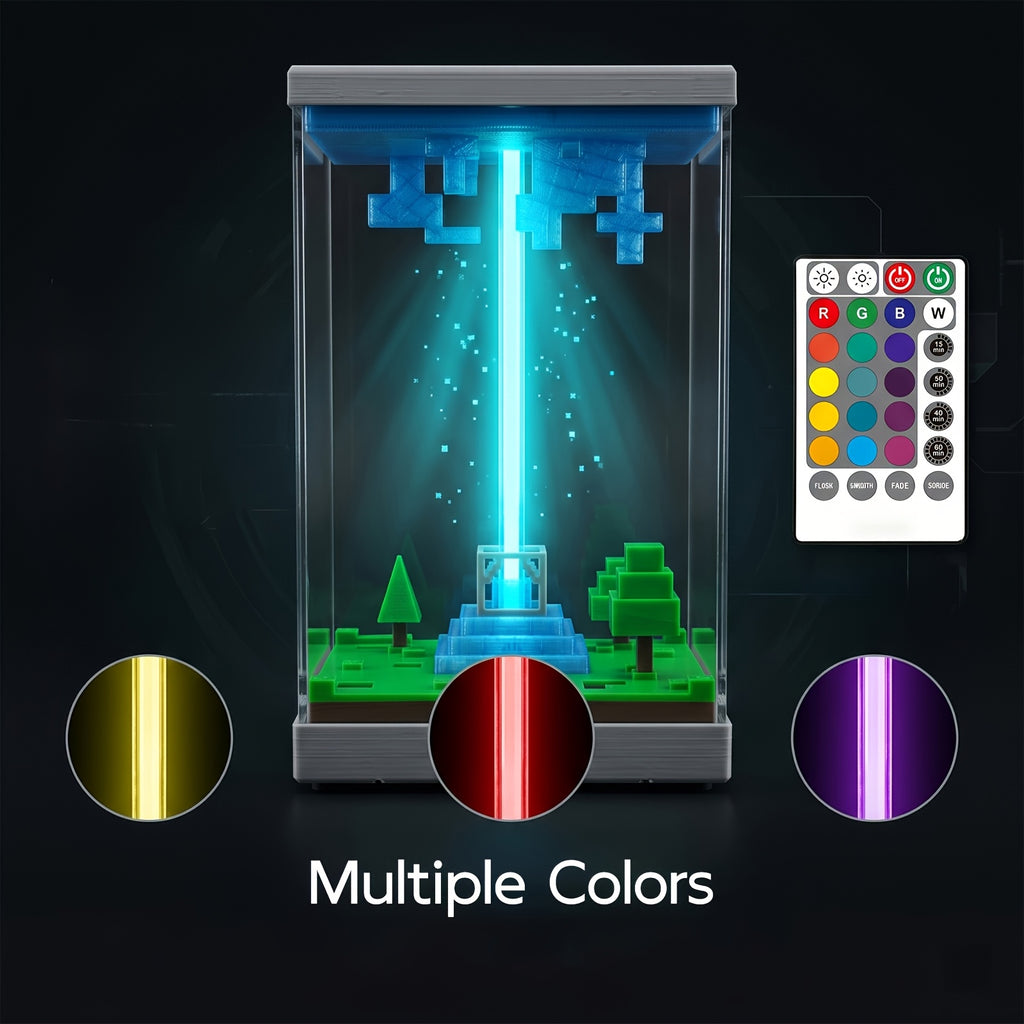 Lampe de bureau ado pixel art RGB - Télécommande 16 couleurs — photo 5