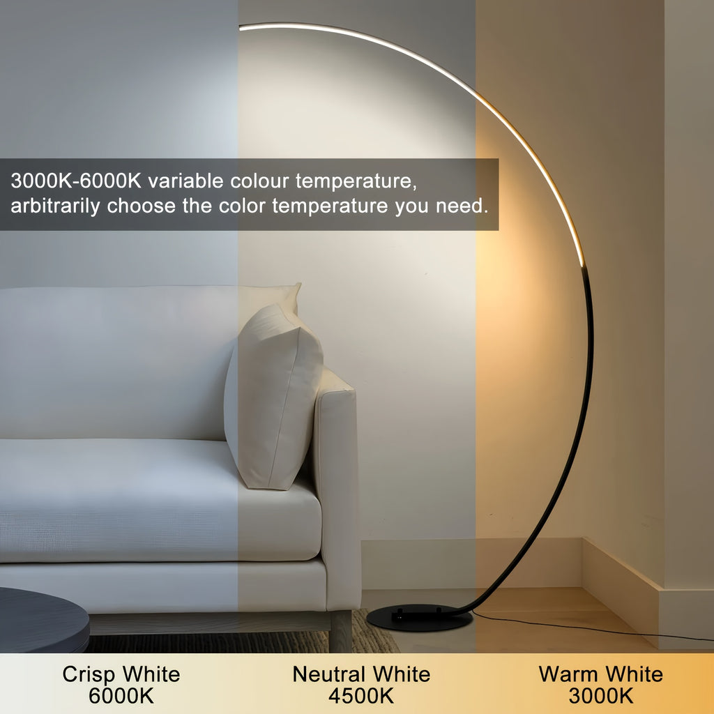 Lampe de bureau arc LED avec télécommande et intensité variable