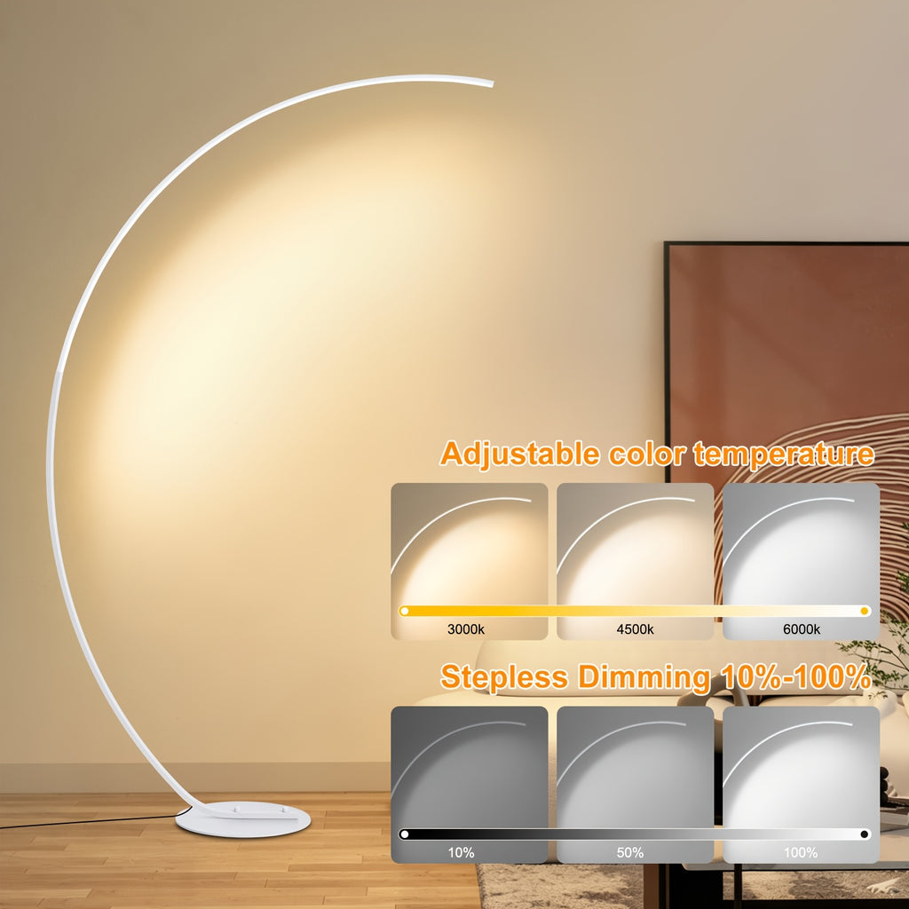 Lampe de bureau arc LED avec télécommande et intensité variable