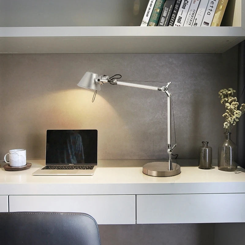 Lampe de bureau architecte métal - Bras articulé réglable — photo 1