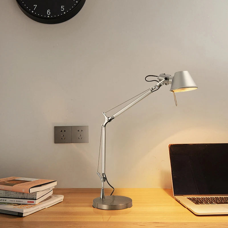 Lampe de bureau architecte métal - Bras articulé réglable — photo 3