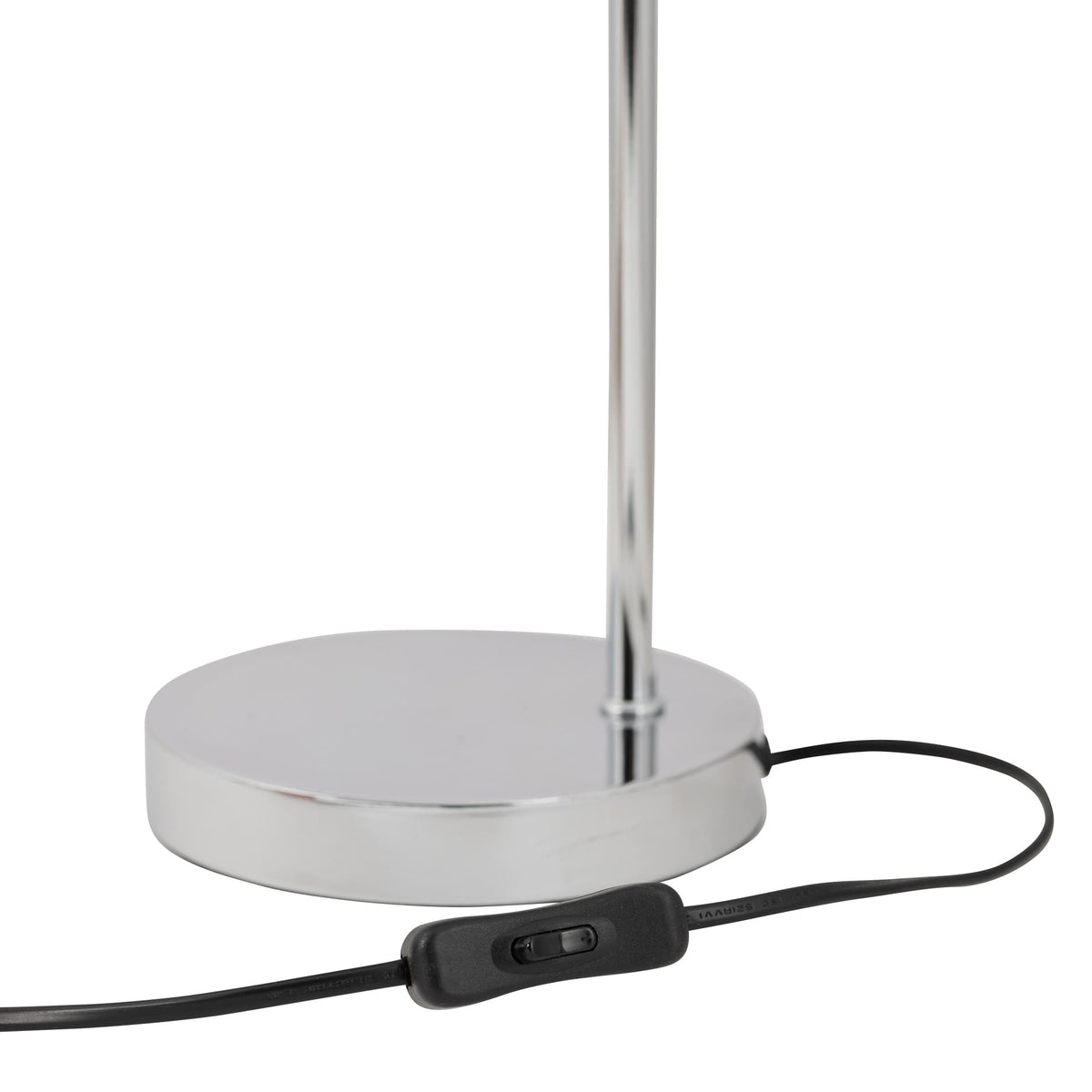 Lampe de bureau arquée chromée - Abat-jour ajouré au laser — photo 2 Image