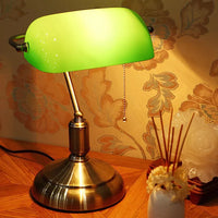 Lampe de bureau banquier verte - Élégance rétro intemporelle — photo 1