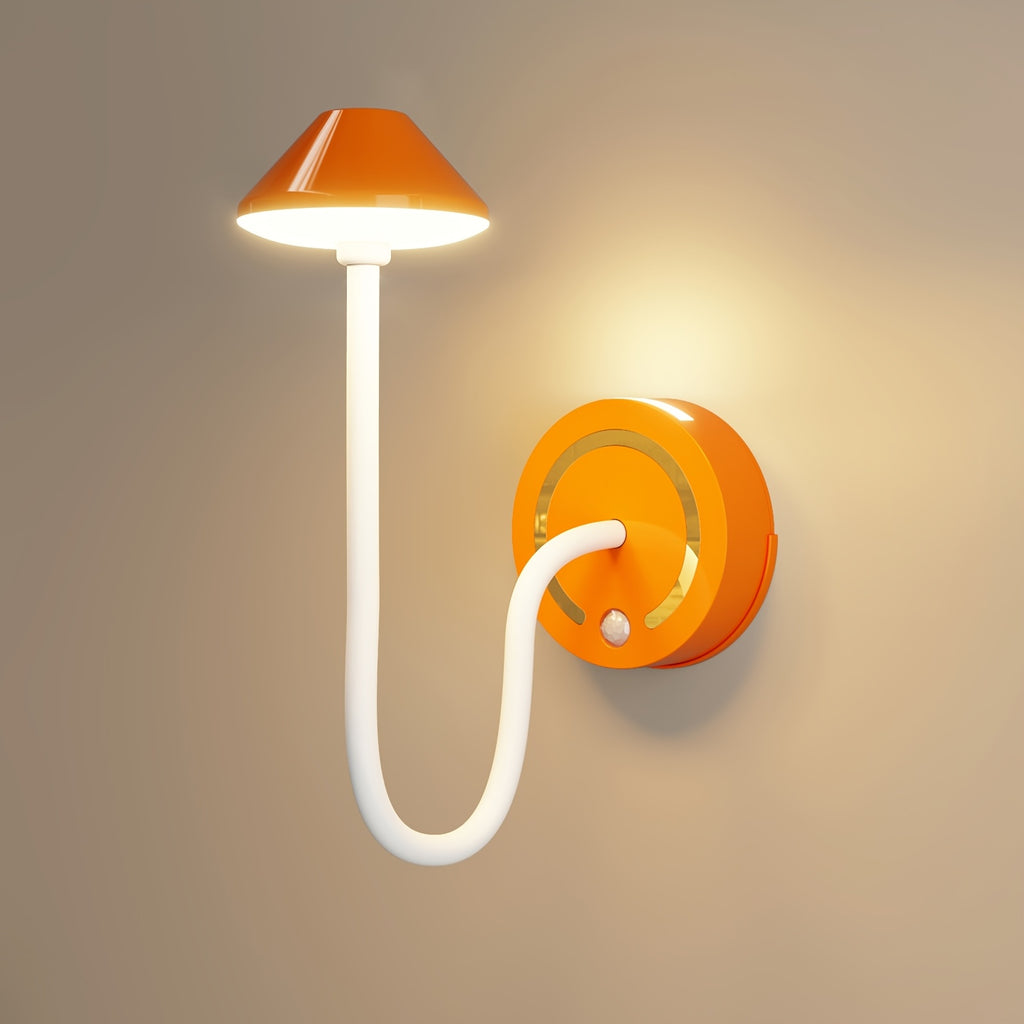 Lampe de bureau à capteur, abat-jour conique, 39 cm de haut