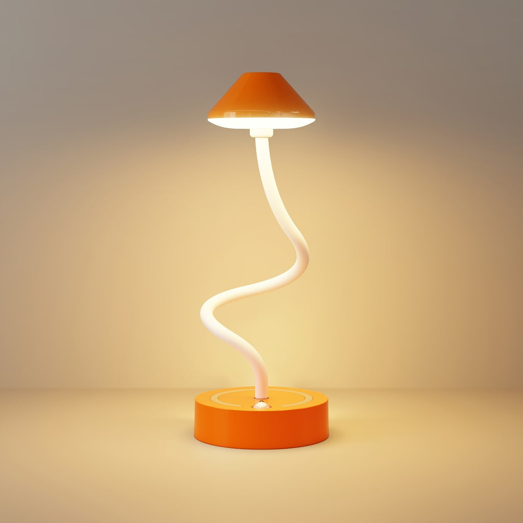 Lampe de bureau à capteur, abat-jour conique, 39 cm de haut
