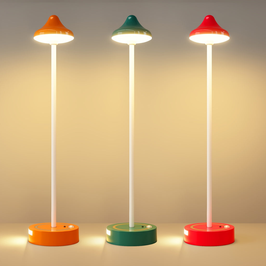 Lampe de bureau à capteur, abat-jour conique, 39 cm de haut