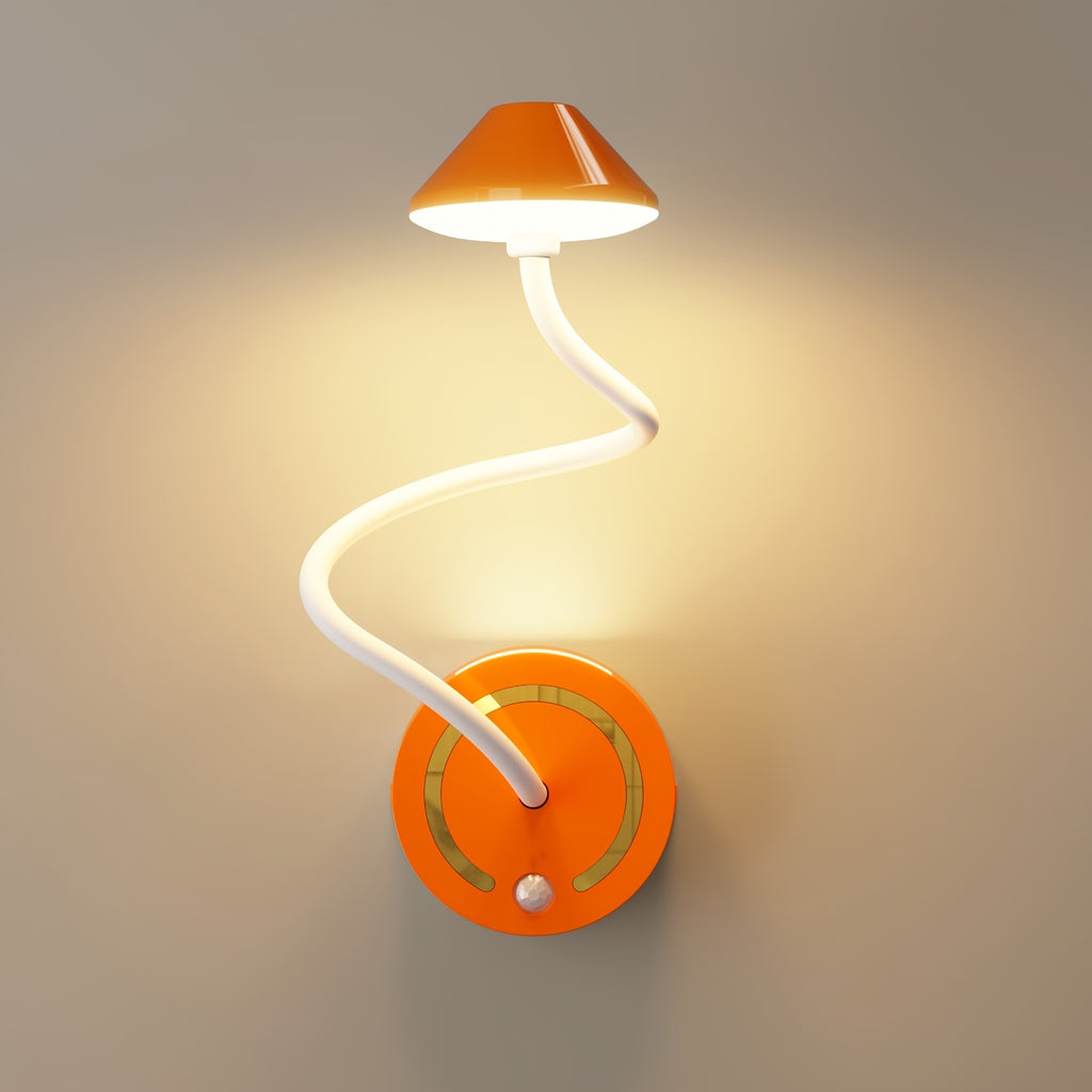 Lampe de bureau à capteur, abat-jour conique, 39 cm de haut