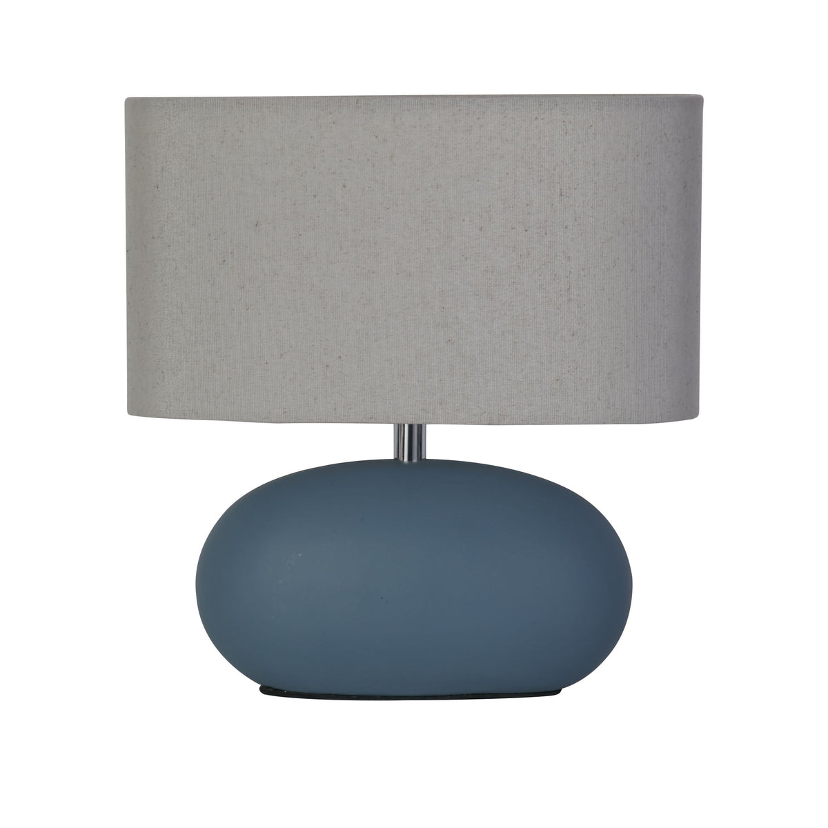 Lampe de bureau en céramique bleue - Design galet moderne — photo 3