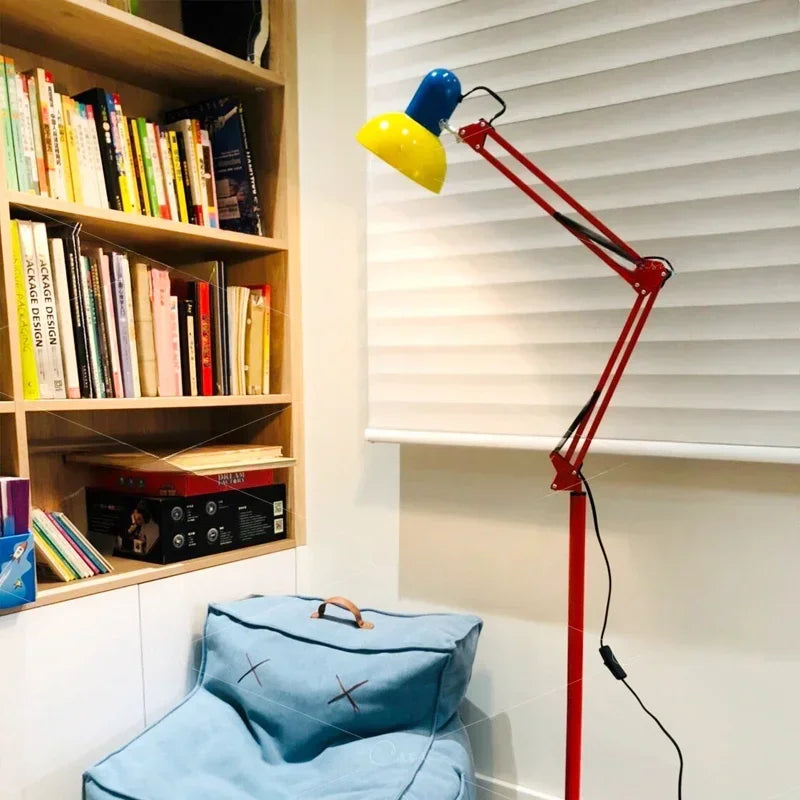 Lampe de bureau design colorée - Bras articulé style rétro — photo 10 Image