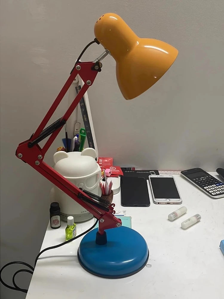 Lampe de bureau design colorée - Bras articulé style rétro — photo 2