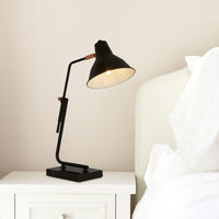 Lampe de bureau design noire et cuivre - Style moderne — photo 1