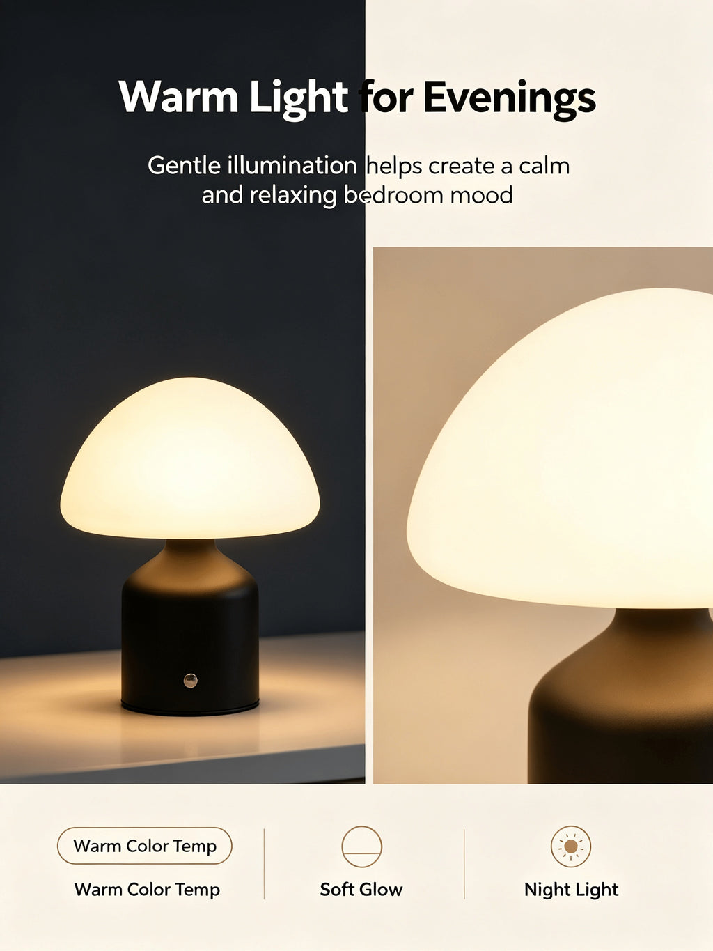 Lampe de bureau à dôme opale et socle en métal brossé mat