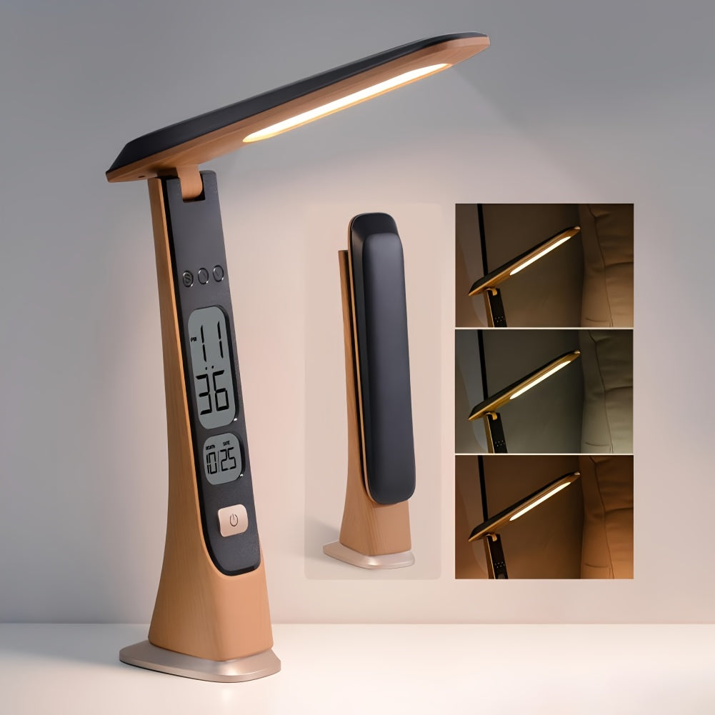 Lampe de bureau dorée sans fil - Pliable et rechargeable — photo 2 Image