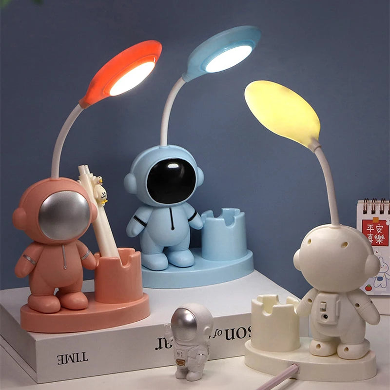 Lampe de bureau enfant astronaute LED - Veilleuse tactile sans fil — photo 1