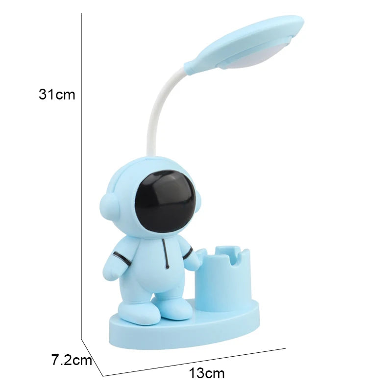 Lampe de bureau enfant astronaute LED - Veilleuse tactile sans fil — photo 2