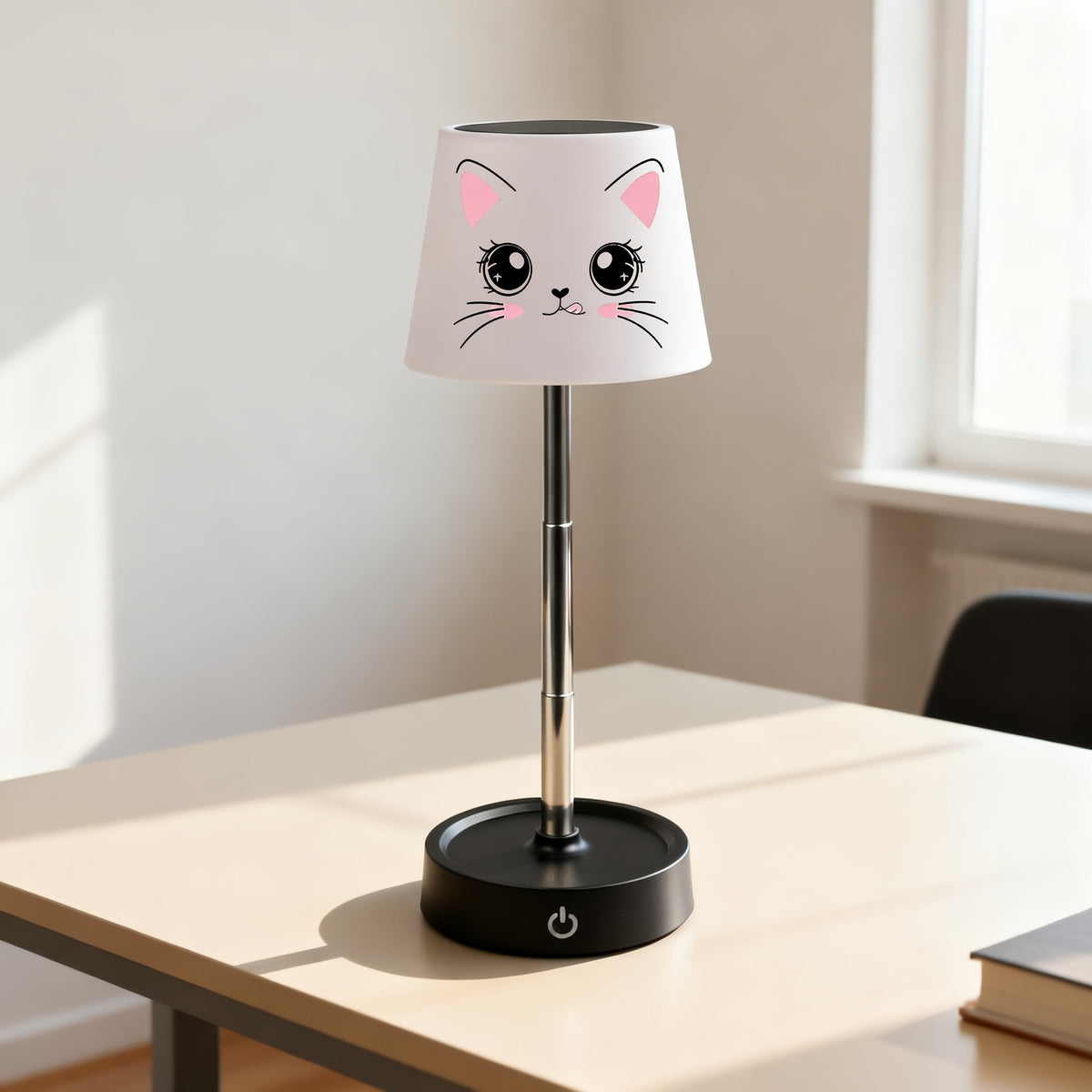 Lampe de bureau enfant chat sans fil - Réglable en hauteur — photo 2