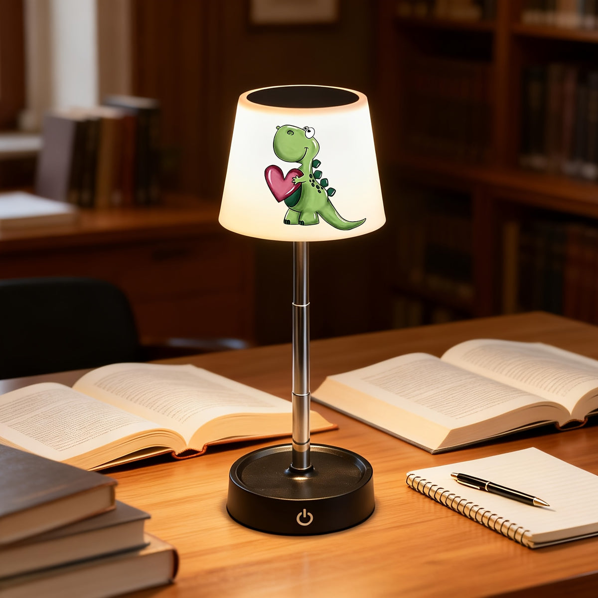 Lampe de bureau enfant dinosaure - Tactile sans fil réglable — photo 4 Image