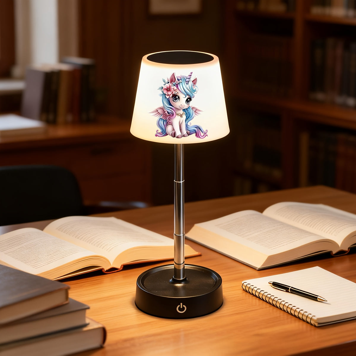 Lampe de bureau enfant licorne tactile - Sans fil réglable — photo 3
