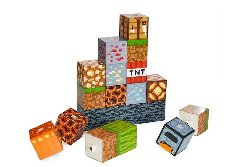 Lampe de bureau enfant Minecraft - Blocs empilables LED — photo 6