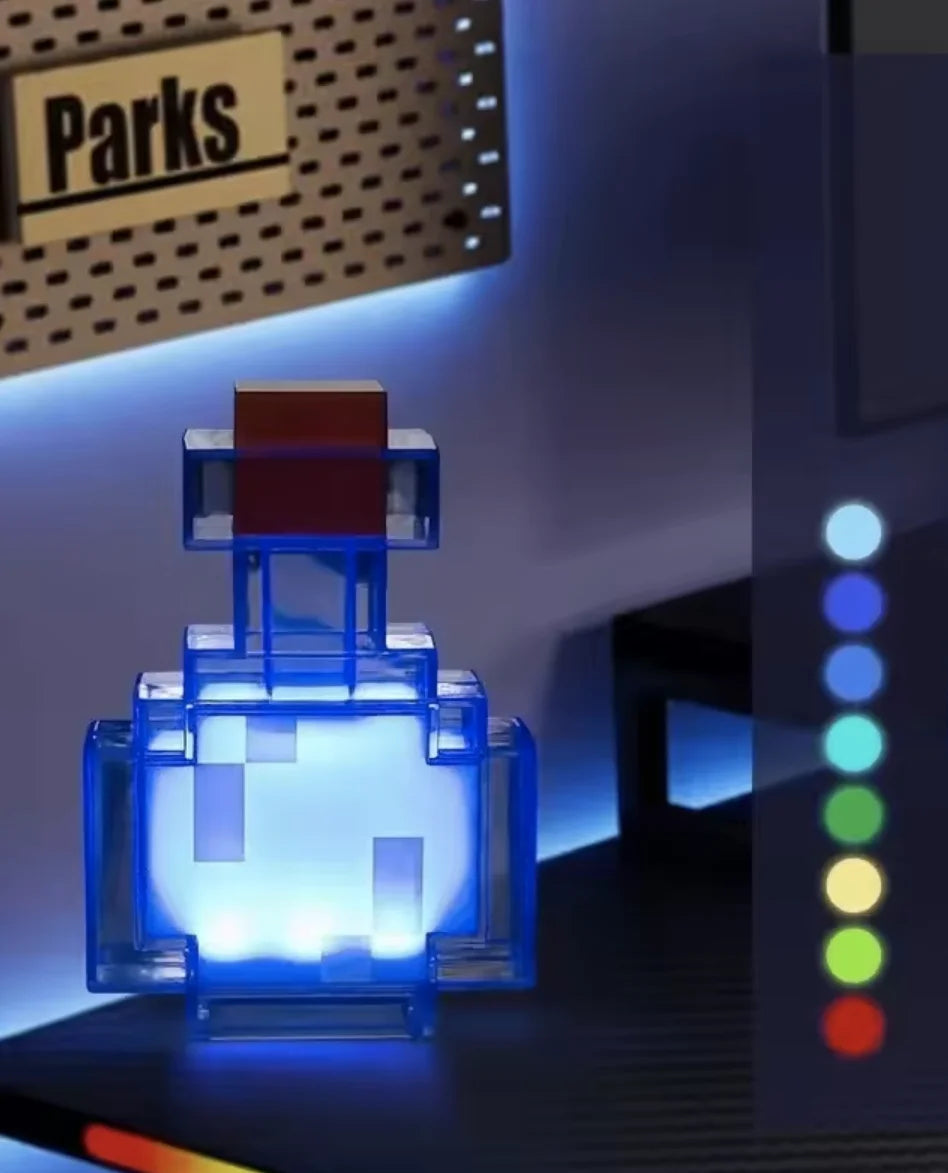 Lampe de bureau enfant Minecraft - Potion pixelisée LED — photo 1