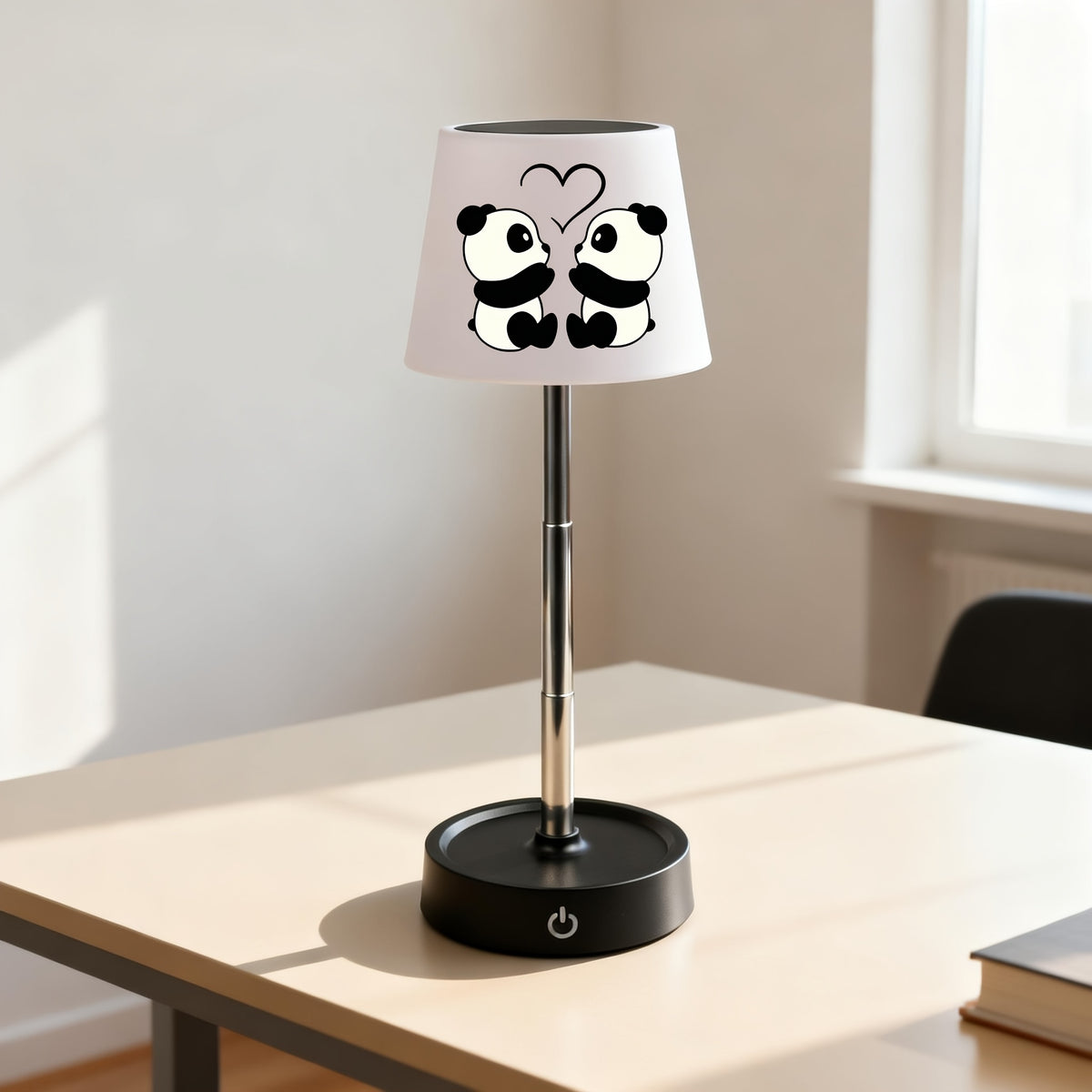 Lampe de bureau enfant panda tactile - Sans fil réglable — photo 2