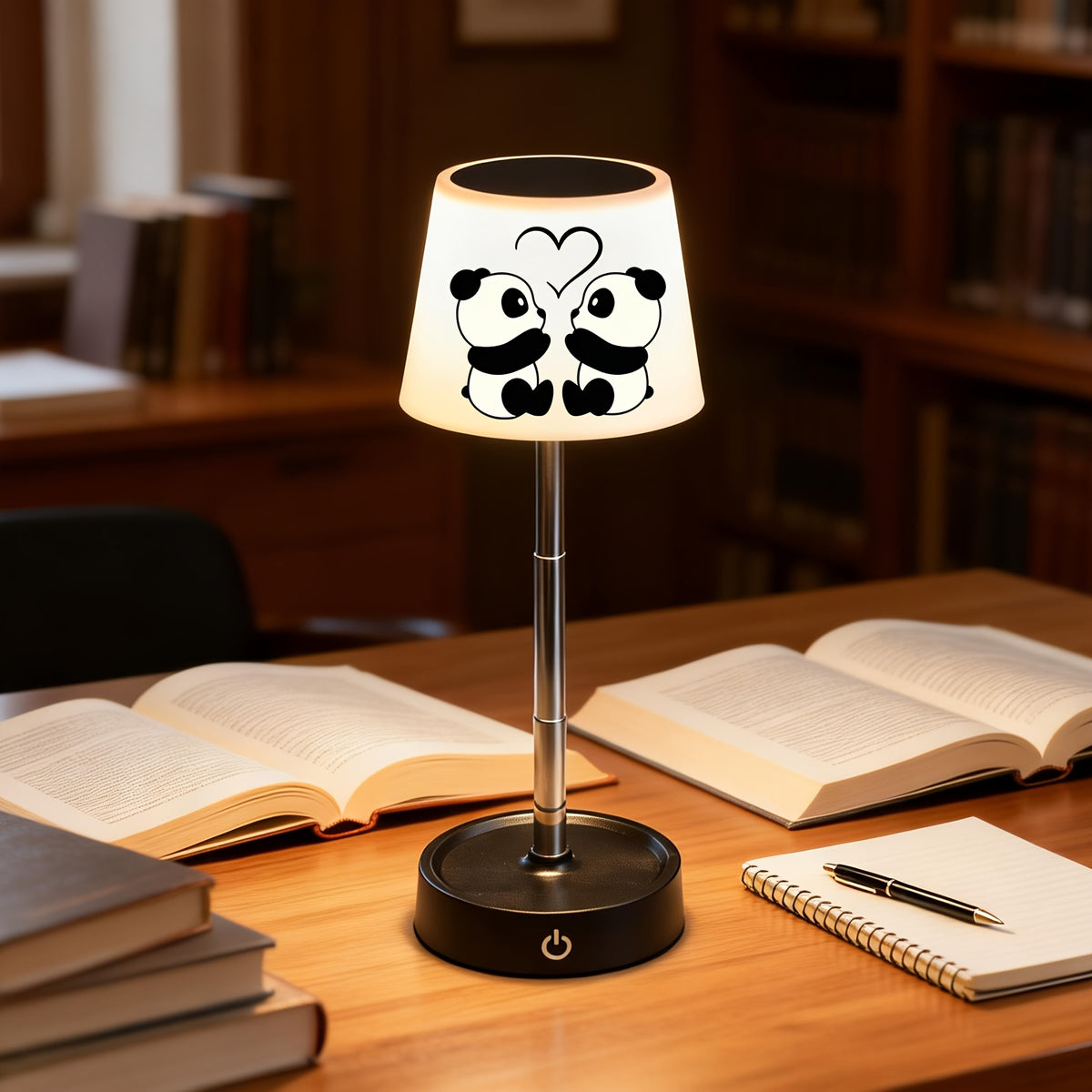 Lampe de bureau enfant panda tactile - Sans fil réglable — photo 5