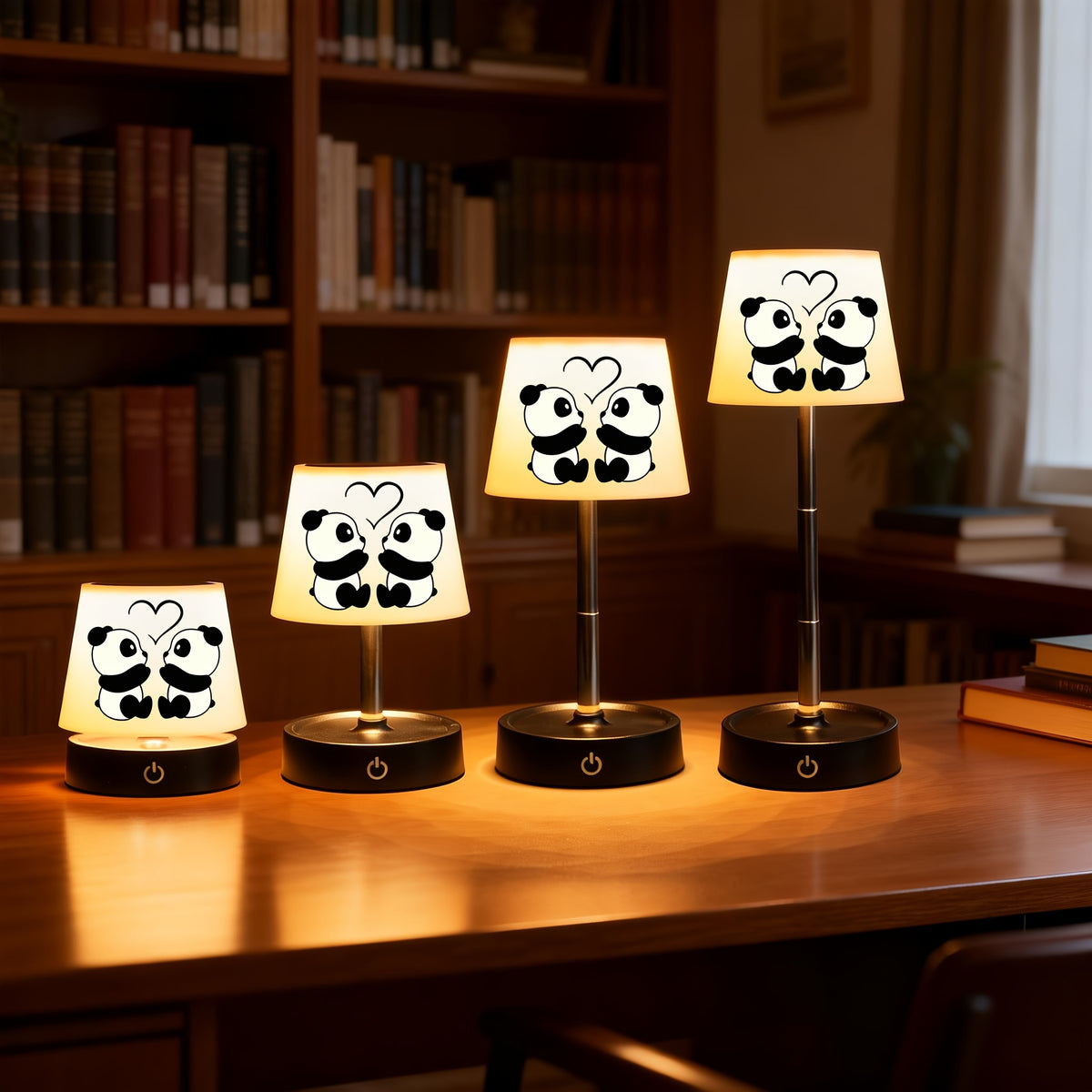 Lampe de bureau enfant panda tactile - Sans fil réglable — photo 7