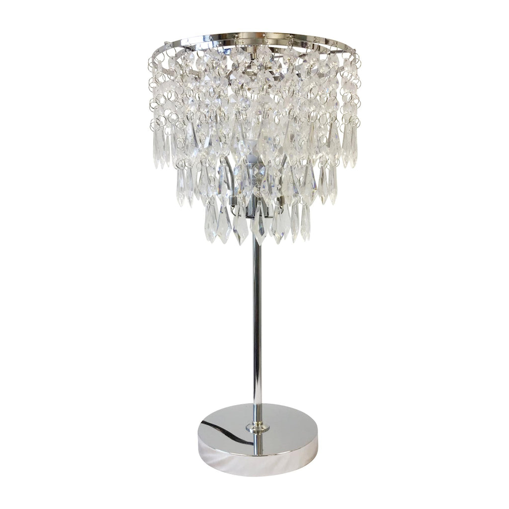 Lampe de bureau glamour à cristaux - Design chic poli — photo 2