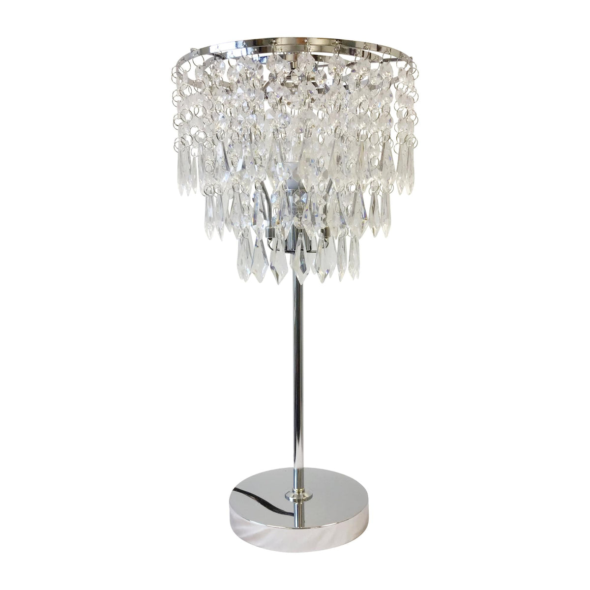 Lampe de bureau glamour à cristaux - Design chic poli — photo 2