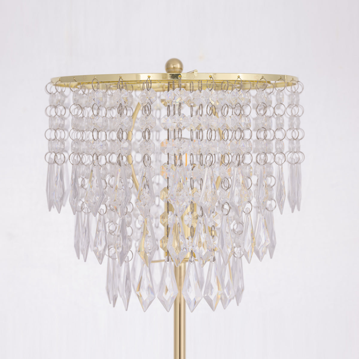 Lampe de bureau glamour à cristaux - Design chic poli — photo 4