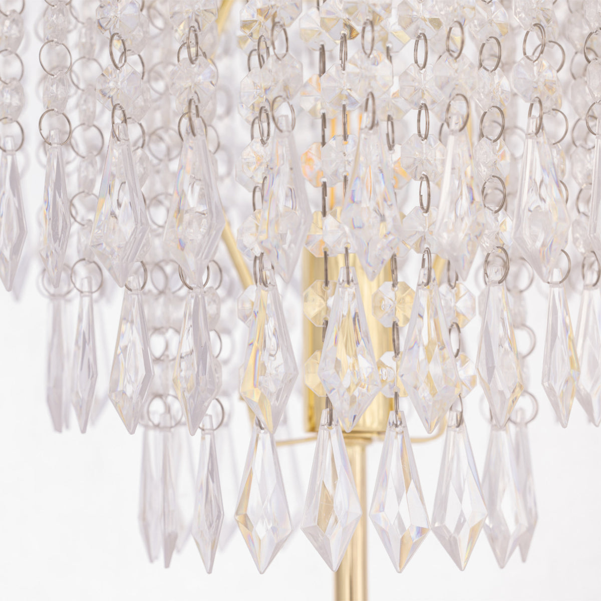 Lampe de bureau glamour à cristaux - Design chic poli — photo 5