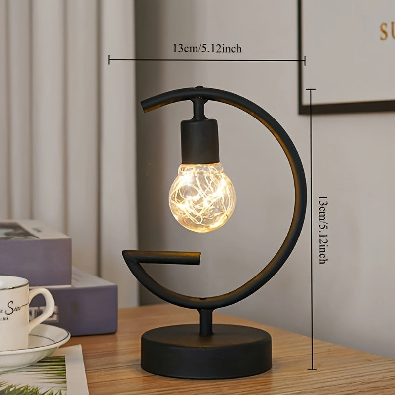 Lampe de bureau industrielle design - Ambiance LED chaude — photo 4