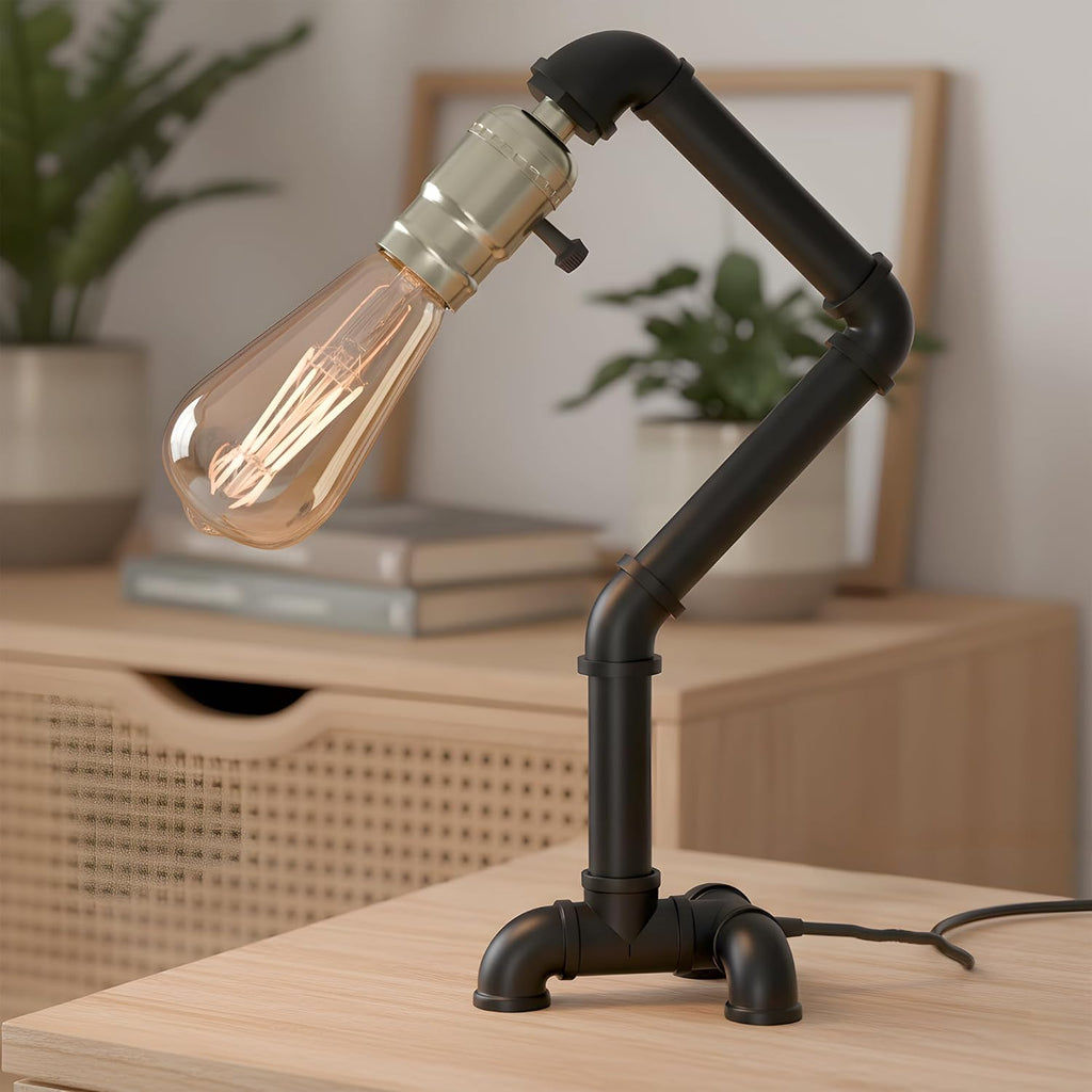 Lampe de bureau industrielle Steampunk articulée – Rétro — photo 3