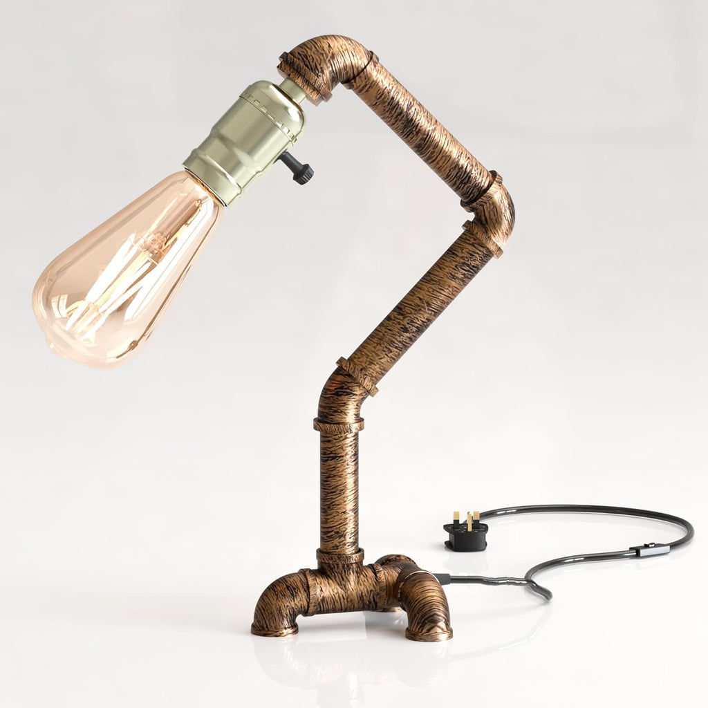 Lampe de bureau industrielle Steampunk articulée – Rétro — photo 4