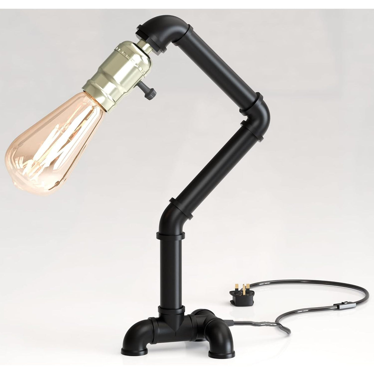 Lampe de bureau industrielle Steampunk articulée – Rétro — photo 7