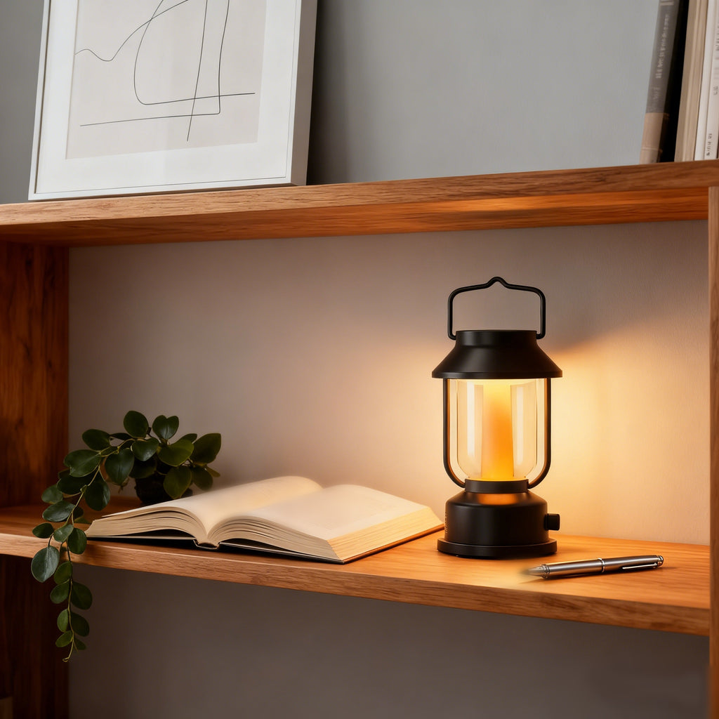 Lampe de bureau lanterne vintage portable – Sans fil — photo 1