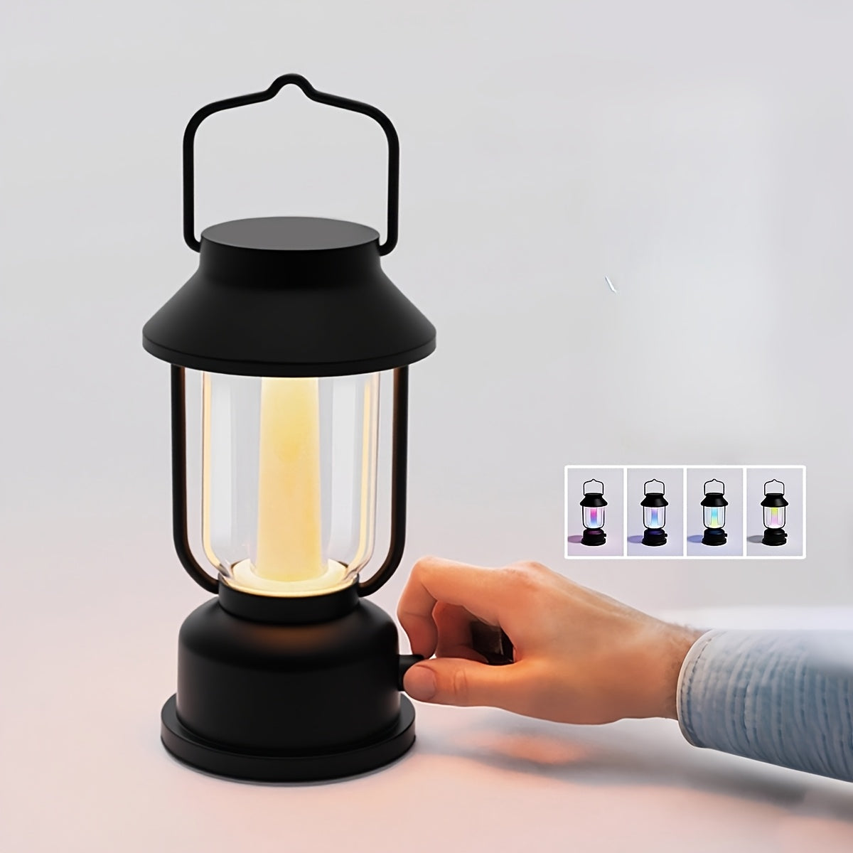 Lampe de bureau lanterne vintage portable – Sans fil — photo 2