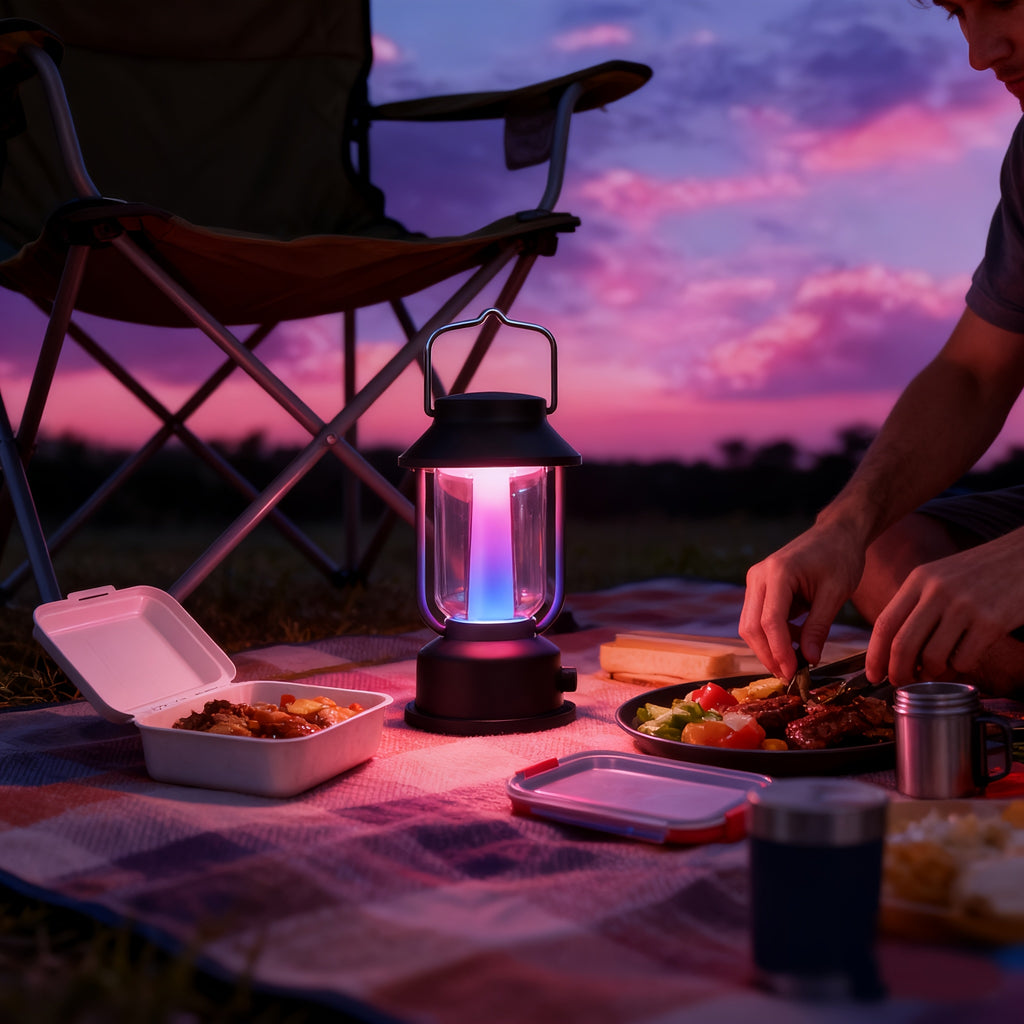 Lampe de bureau lanterne vintage portable – Sans fil — photo 4