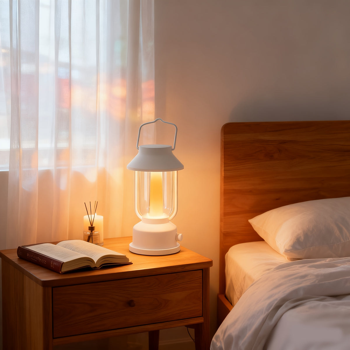 Lampe de bureau lanterne vintage portable – Sans fil — photo 6 Image
