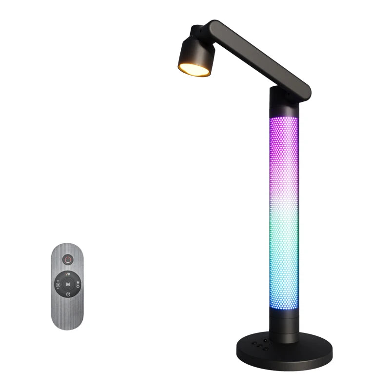 Lampe de bureau LED RGB connectée - Ambiance et rythme sonore — photo 3