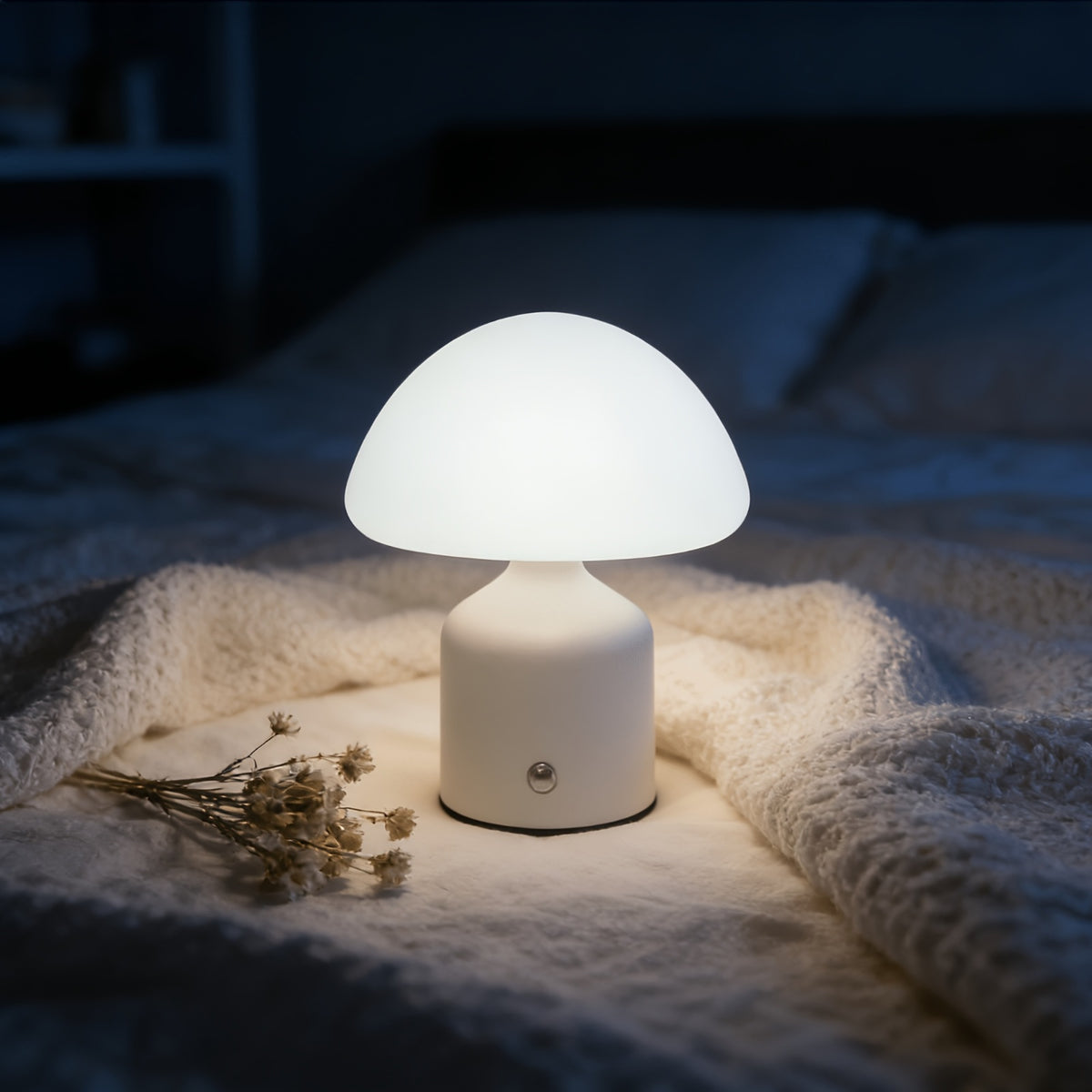 Lampe de bureau LED sans fil - Champignon tactile réglable — photo 6