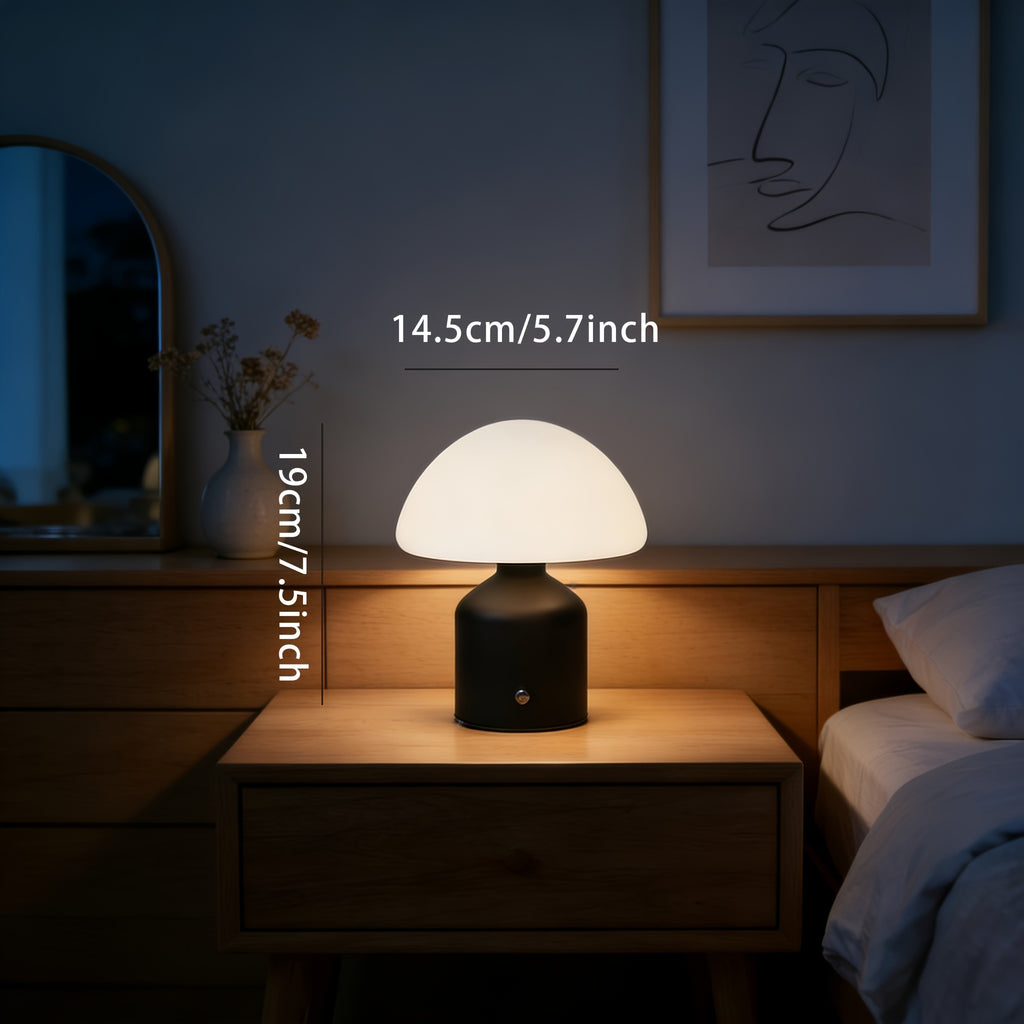 Lampe de bureau LED sans fil - Champignon tactile réglable — photo 7