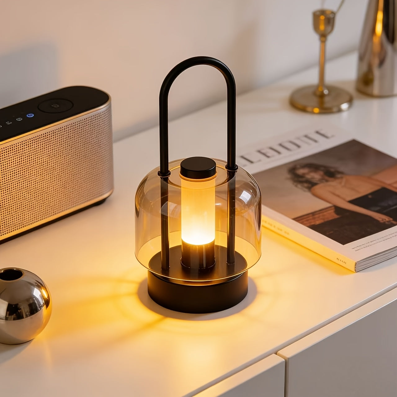 Lampe de bureau LED sans fil - Lanterne vintage nomade — photo 1 Image
